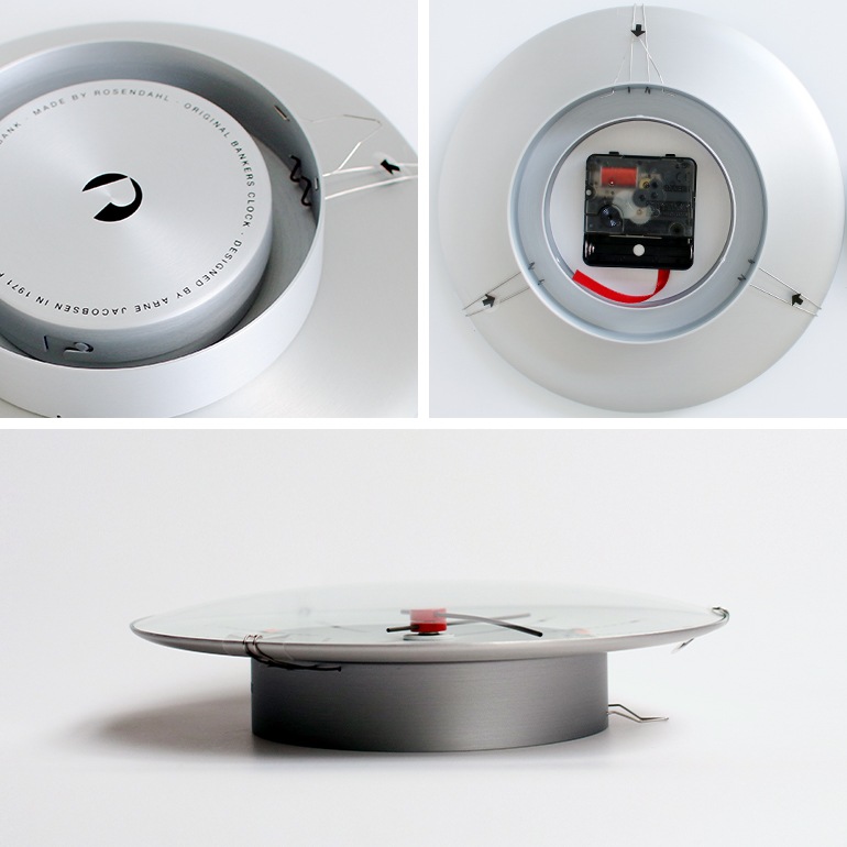 ARNEJACOBSEN アルネ・ヤコブセン｜Wall Clock Bankers 210mm