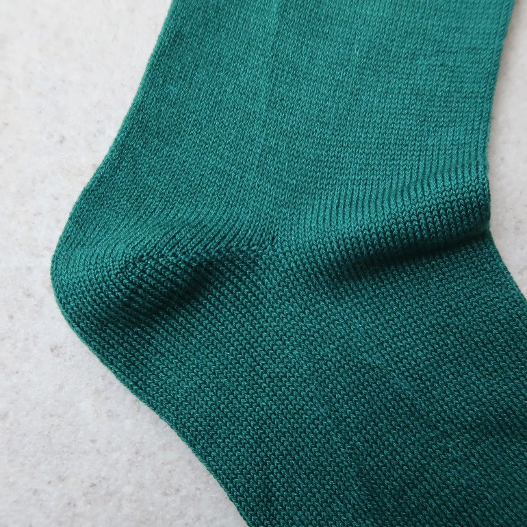 decka quality socks デカクォリティソックス｜Mercerized Socks GIZA Cotton グリーン