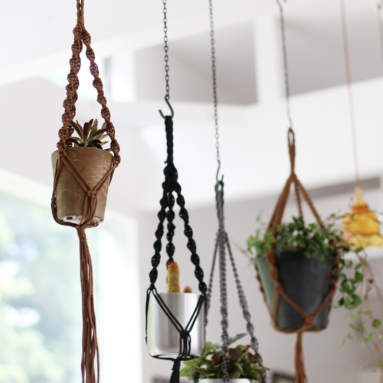 HINODE ヒノデ｜MACRAME SINGLE プラントハンガー【S】