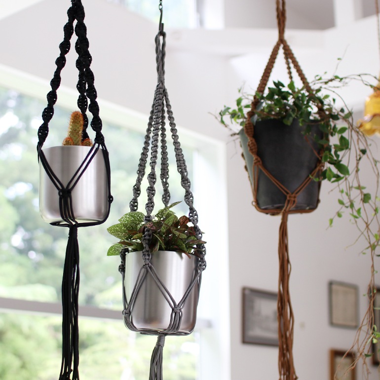 HINODE ヒノデ｜MACRAME SINGLE プラントハンガー【S】