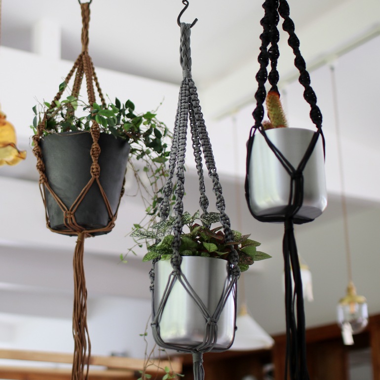 HINODE ヒノデ｜MACRAME SINGLE プラントハンガー【S】
