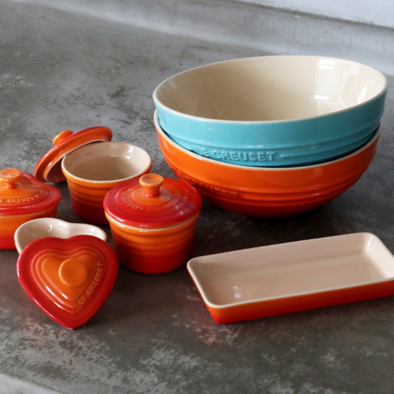 VINTAGE｜LE CREUSET フタ付き ミニココット