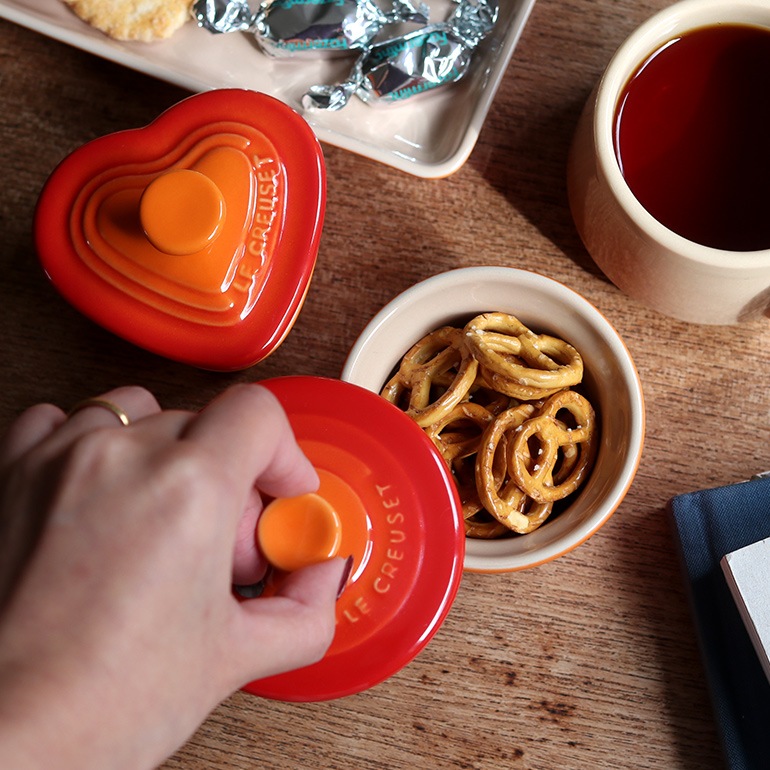 VINTAGE｜LE CREUSET フタ付き ミニココット