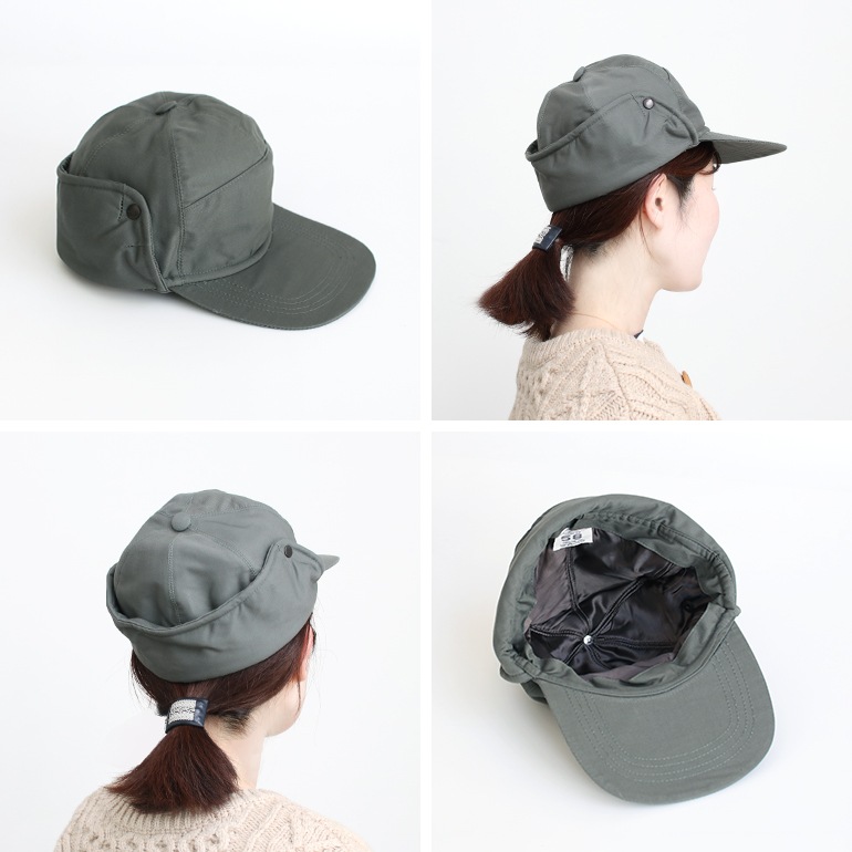 デッドストック イタリア M.M ワークキャップ グレー