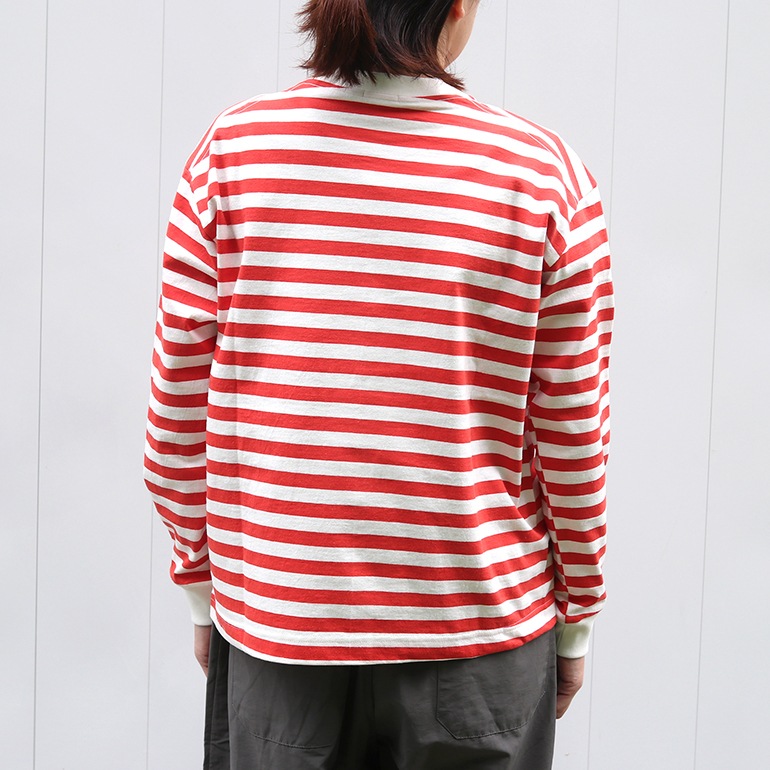 【取扱い終了/セール】maillot マイヨ｜Tube Border Long-Tee　BLACK
