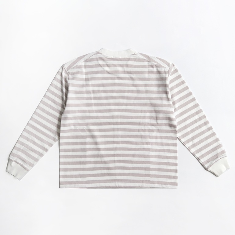 【取扱い終了/セール】maillot マイヨ｜Tube Border Long-Tee　BLACK