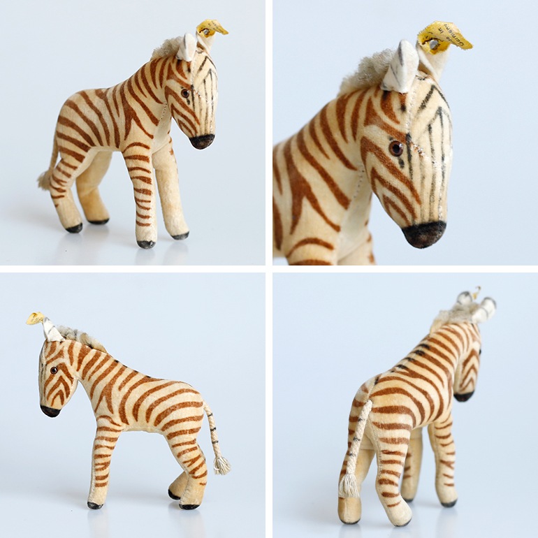 VINTAGE｜Steiff Velvet Zebra