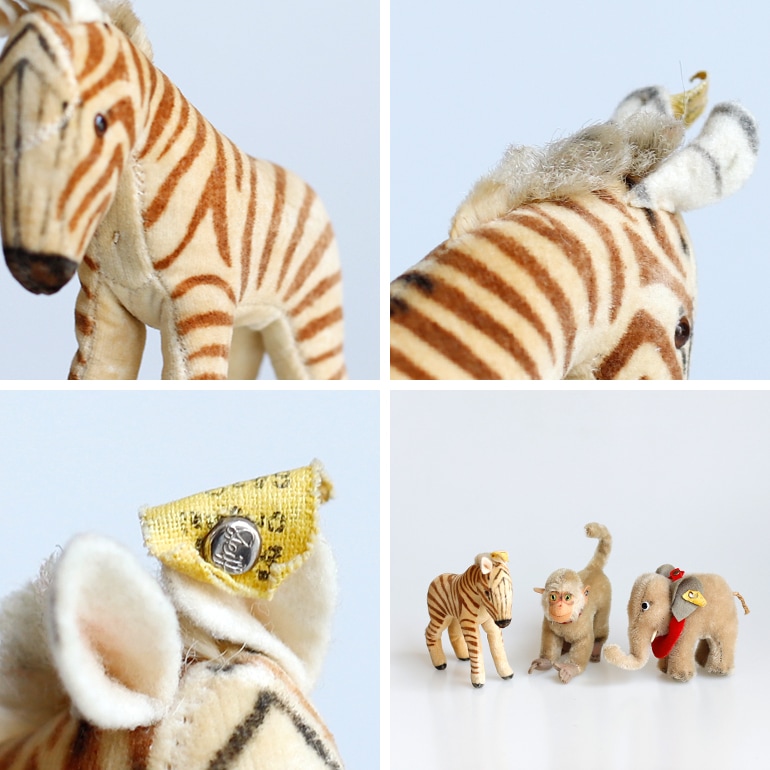 VINTAGE｜Steiff Velvet Zebra
