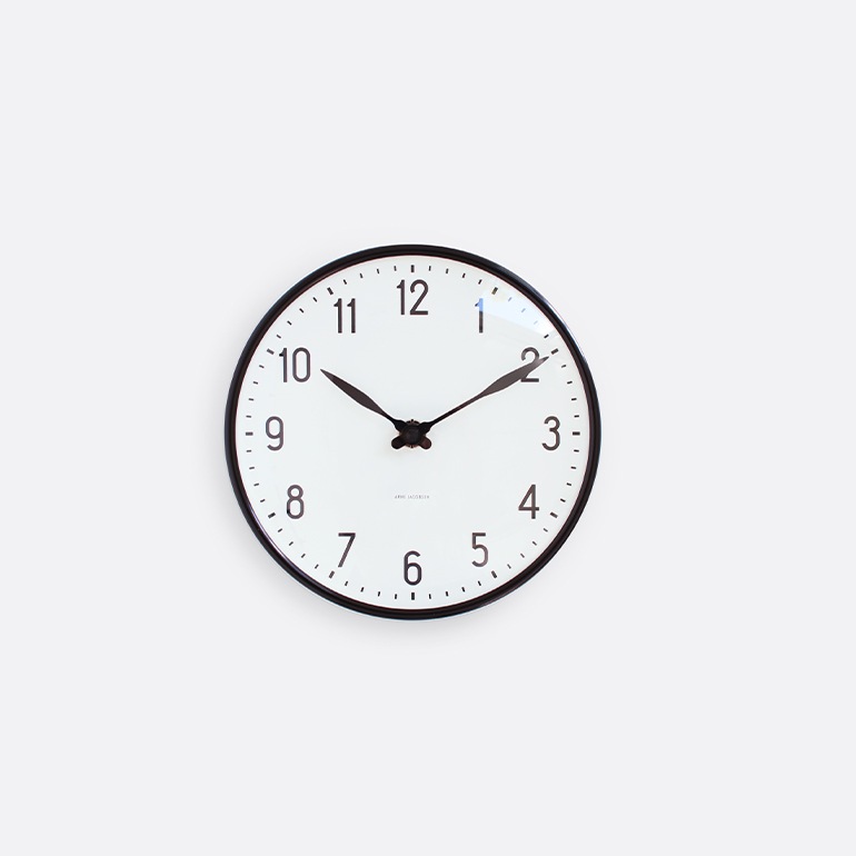 ARNEJACOBSEN アルネ・ヤコブセン｜Wall Clock Station 160mm