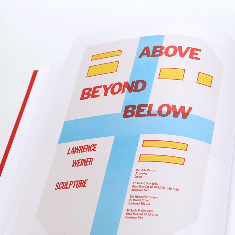 OF & ABOUT POSTERS: THE LAWRENCE WEINER POSTER ARCHIVE (1965-2021) by Lawrence Weiner