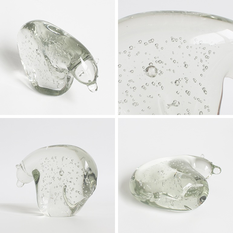 HERE ヒア｜Glass Objet Polar Bear Large グラスオブジェ ポーラー