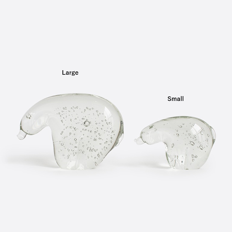 HERE ヒア｜Glass Objet Polar Bear Large グラスオブジェ  ポーラーベア ラージ