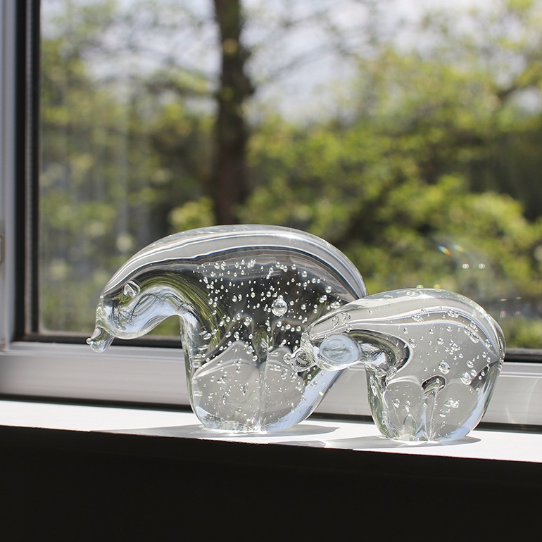 HERE ヒア｜Glass Objet Polar Bear Large グラスオブジェ  ポーラーベア ラージ
