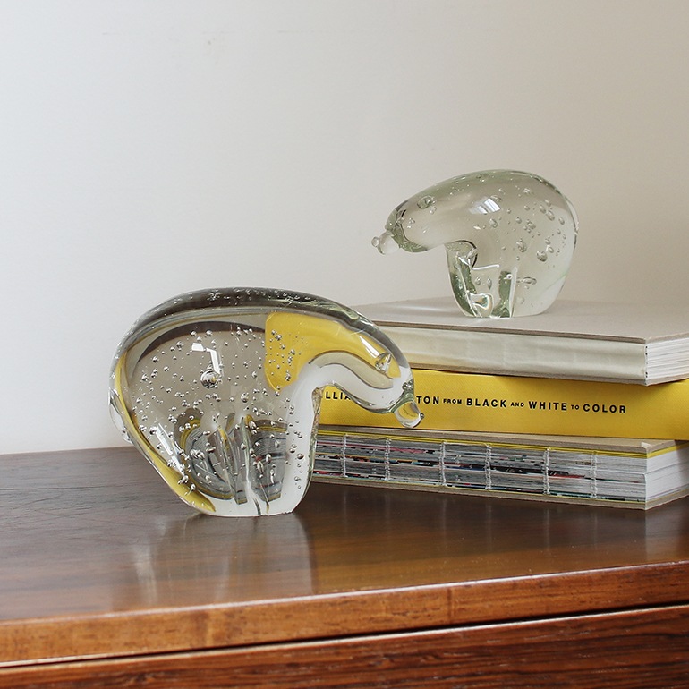 HERE ヒア｜Glass Objet Polar Bear Large グラスオブジェ  ポーラーベア ラージ