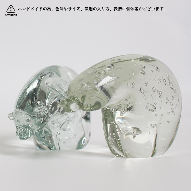 HERE ヒア｜Glass Objet Polar Bear Large グラスオブジェ  ポーラーベア ラージ