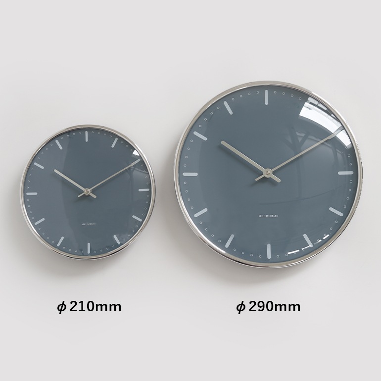 ARNEJACOBSEN アルネ・ヤコブセン｜Wall Clock CITY HALL 290mm 通販