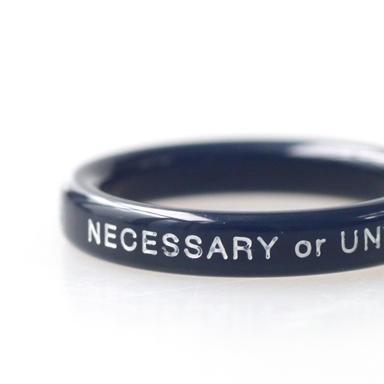 necessary or unnecessary ネセサリー オア アンネセサリー｜BUTTON