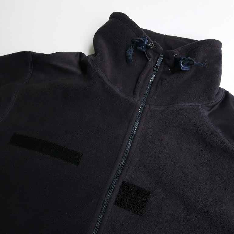 USED フランス ポリス フリースジャケット ダークネイビー