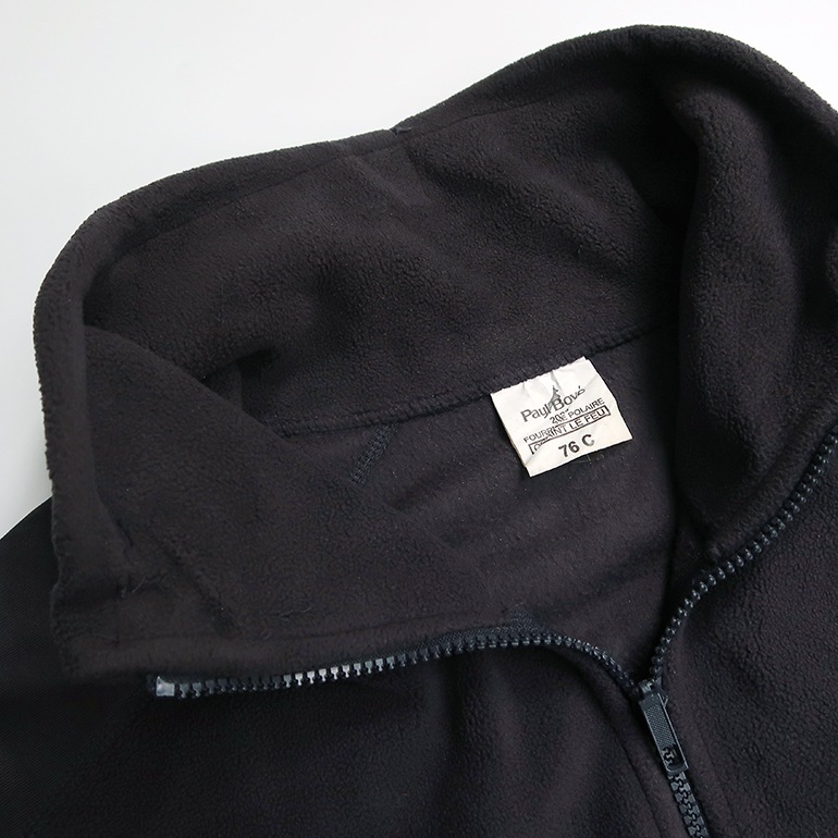 USED フランス ポリス フリースジャケット ダークネイビー