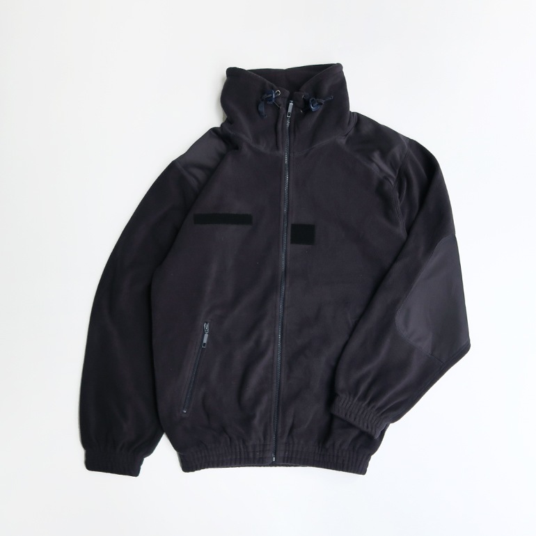 USED フランス ポリス フリースジャケット ダークネイビー