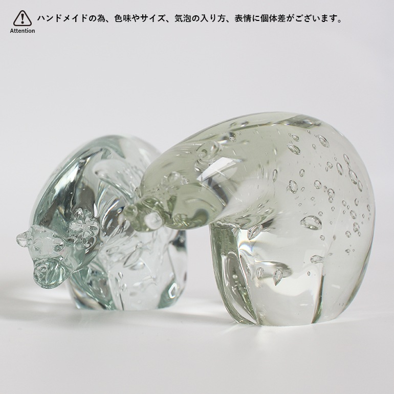 HERE ヒア｜Glass Objet Polar Bear Small グラスオブジェ  ポーラーベア スモール