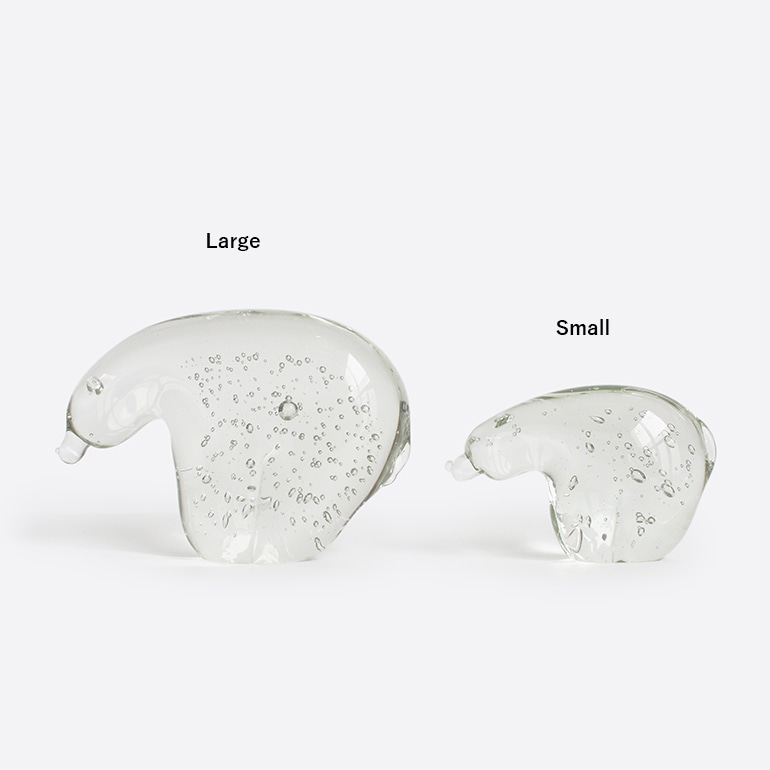 HERE ヒア｜Glass Objet Polar Bear Small グラスオブジェ  ポーラーベア スモール