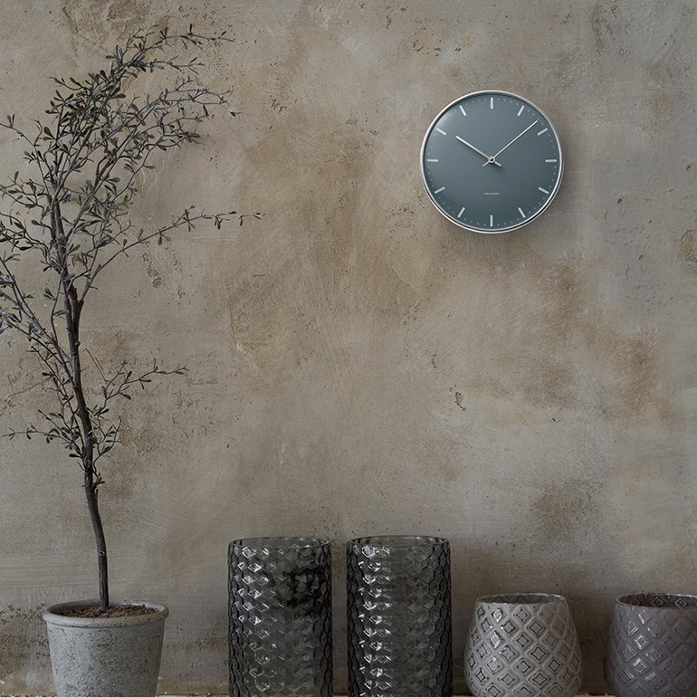 ARNEJACOBSEN アルネ・ヤコブセン｜Wall Clock CITY HALL 210mm 通販
