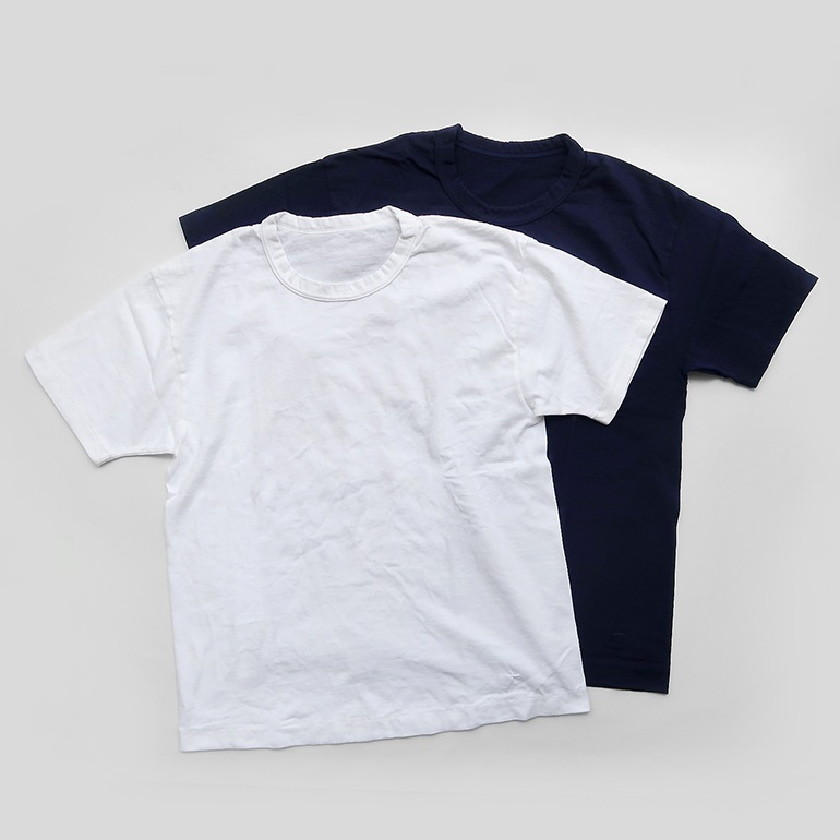 MAROBAYA マロバヤ｜丸胴Tシャツ半袖 紺