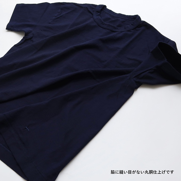 MAROBAYA マロバヤ｜丸胴Tシャツ半袖 紺