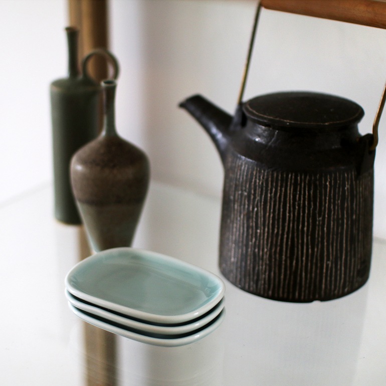 VINTAGE｜デルタ航空 Mini Asian Plate (ALESSI社製)