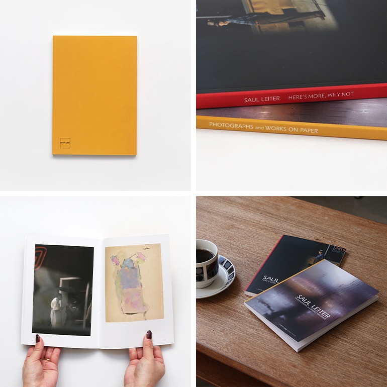 PHOTOGRAPHS AND WORKS ON PAPER by Saul Leiter