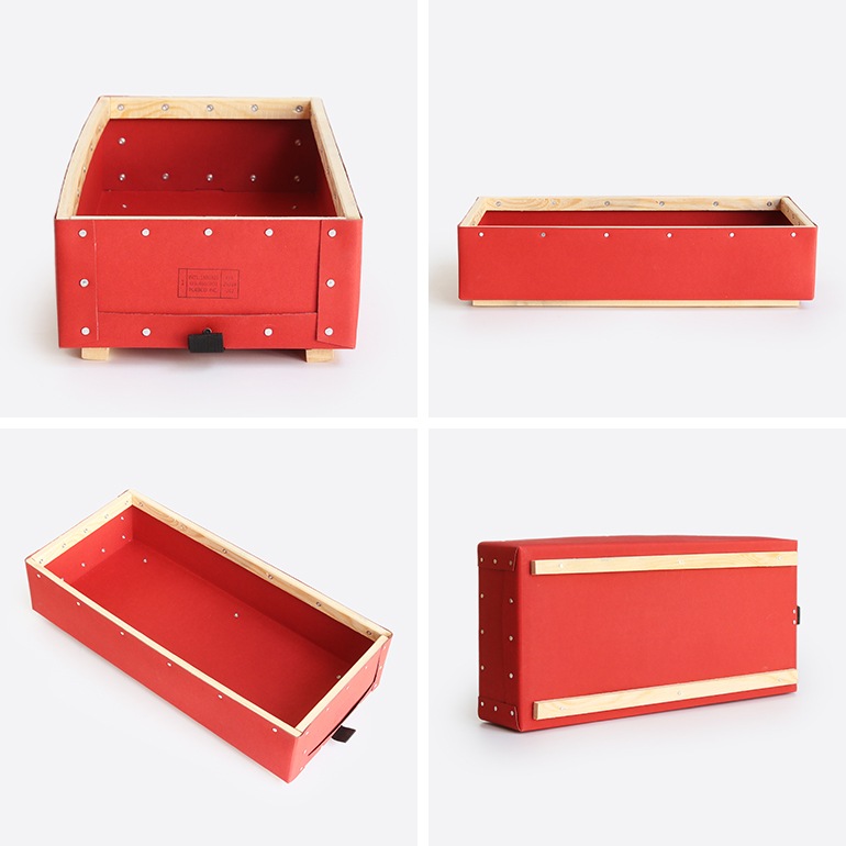 PUEBCO プエブコ｜WELDER PAPER STACKING BOX Organizer: Half 22cm ウェルダーペーパースタッキングボックス