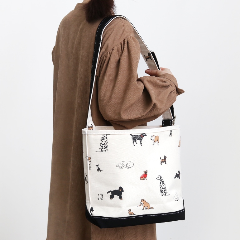 TEMBEA テンベア｜BRANCH TOTE SMALL　DOG-1/BLACK