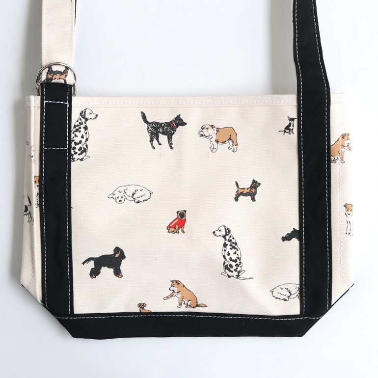 TEMBEA テンベア｜BRANCH TOTE SMALL　DOG-1/BLACK