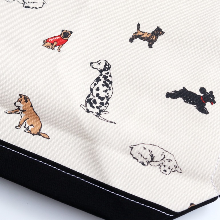 TEMBEA テンベア｜BRANCH TOTE SMALL　DOG-1/BLACK
