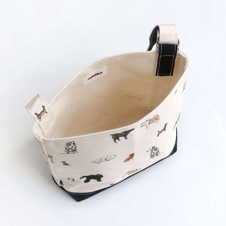 TEMBEA テンベア｜BRANCH TOTE SMALL　DOG-1/BLACK