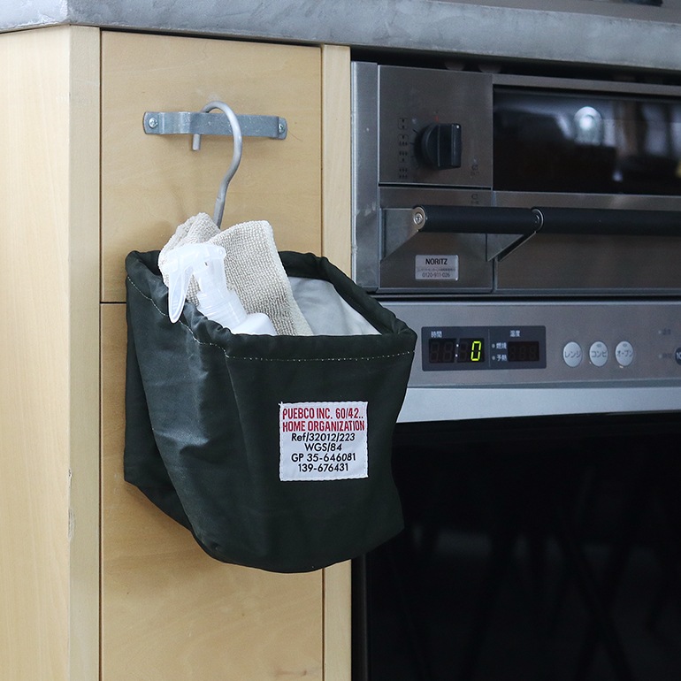 PUEBCO プエブコ｜VINTAGE MATERIAL HOOK BASKET SQUARE ビンテージ マテリアル フック バスケット スクエア
