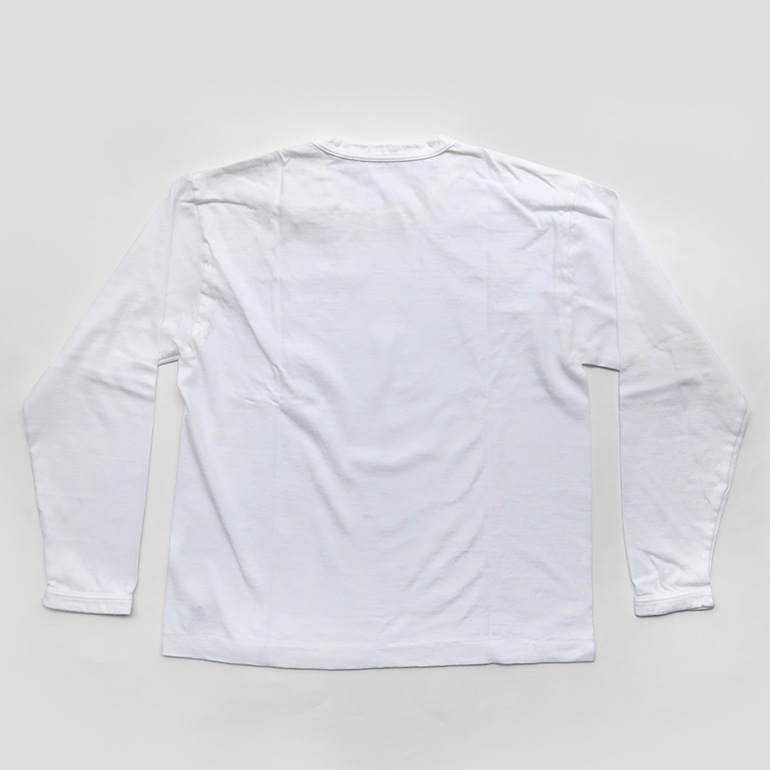 MAROBAYA マロバヤ｜丸胴Tシャツ長袖 白