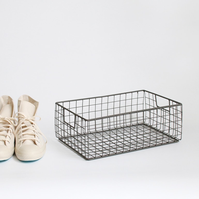 ベイプックスさま専用9点セット！PUEBCO プエブコ シューズボックス M 楽天市場】WIRE BASKET SHOES BOX / ワイヤー バスケット