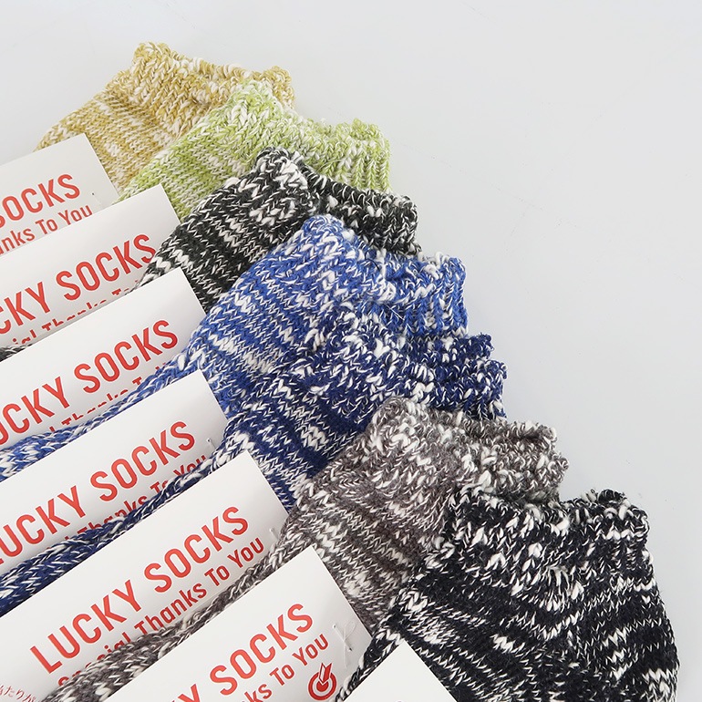 LUCKY SOCKS ラッキーソックス｜ミックスショートソックス【全14色】