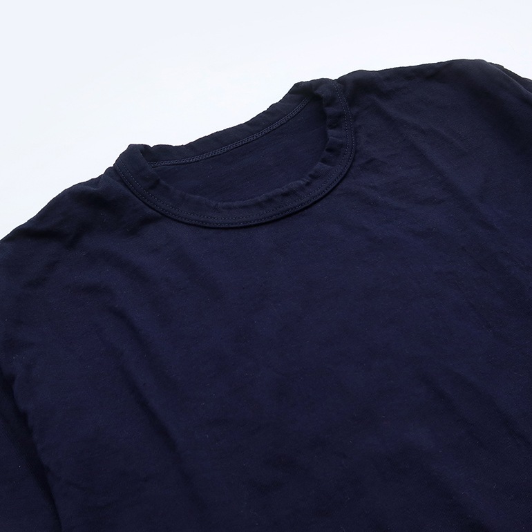 MAROBAYA マロバヤ｜丸胴Tシャツ長袖 紺