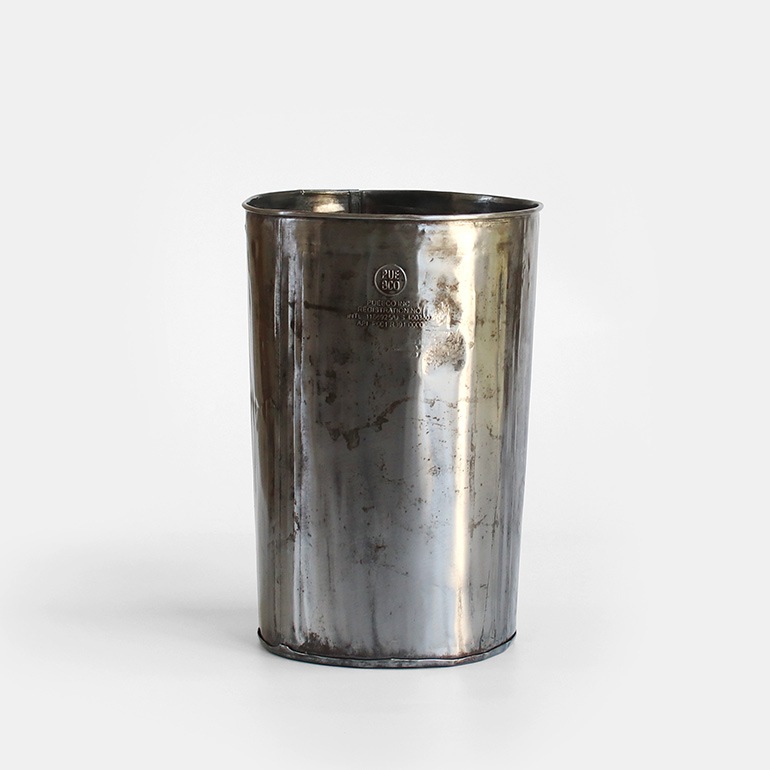 PUEBCO プエブコ｜RECYCLE STEEL TRASH CAN Round φ180 ゴミ箱