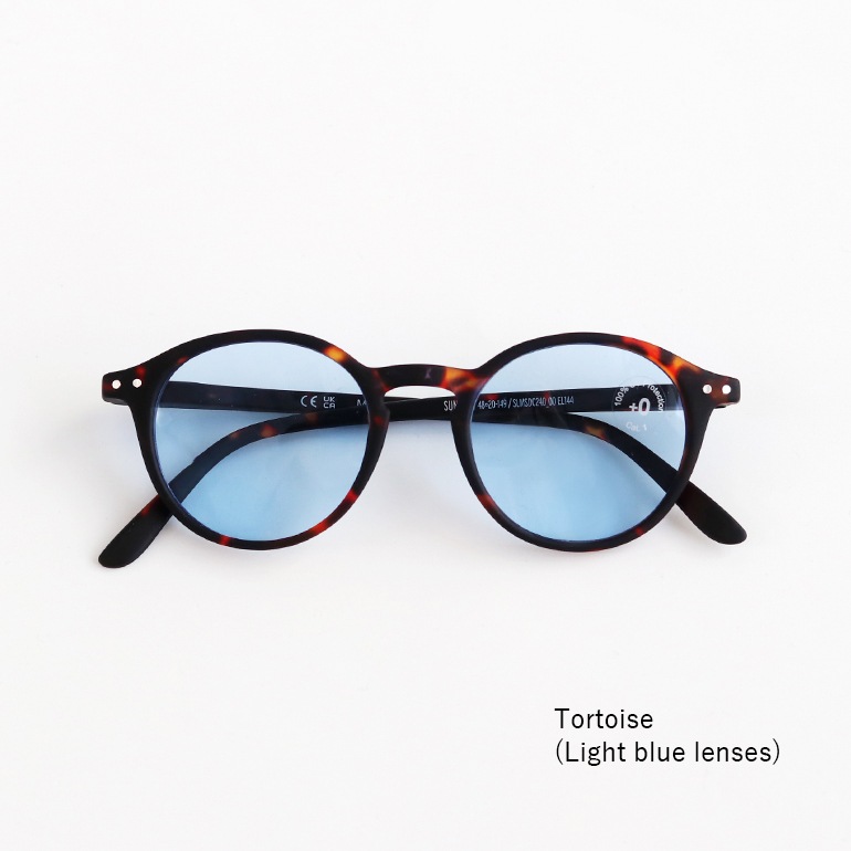IZIPIZI イジピジ｜SUN LIGHTCOLOR #D　Tortoise (Light blue lenses)
