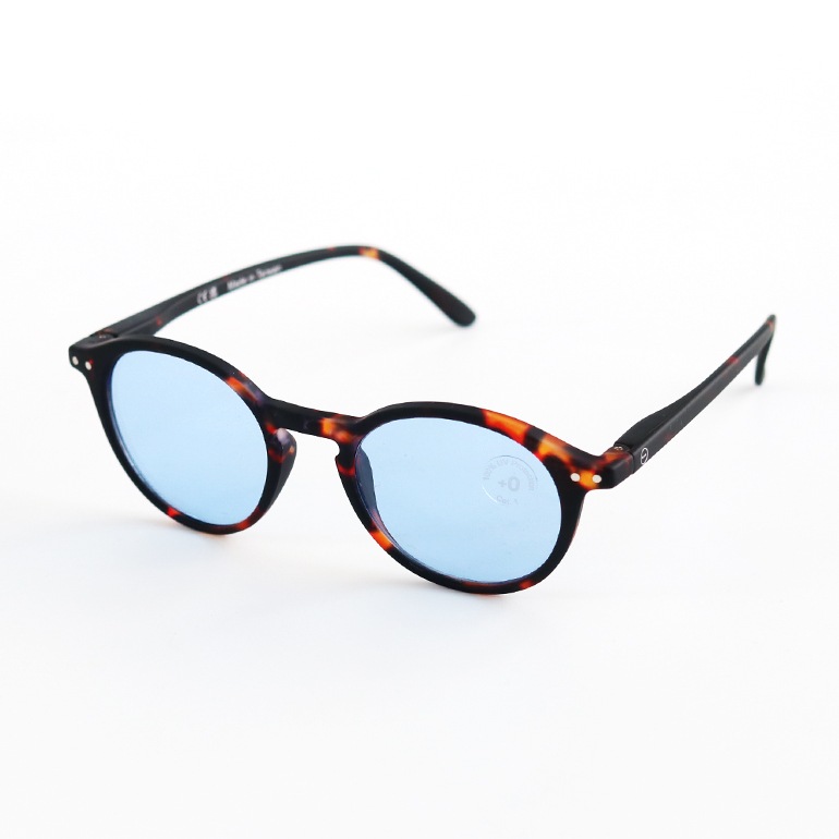 IZIPIZI イジピジ｜SUN LIGHTCOLOR #D　Tortoise (Light blue lenses)