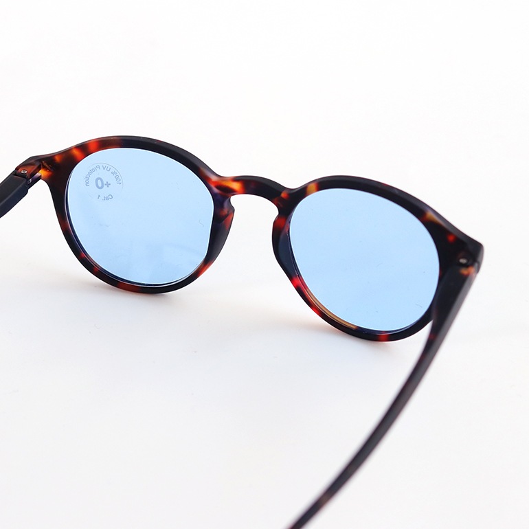 IZIPIZI イジピジ｜SUN LIGHTCOLOR #D　Tortoise (Light blue lenses)