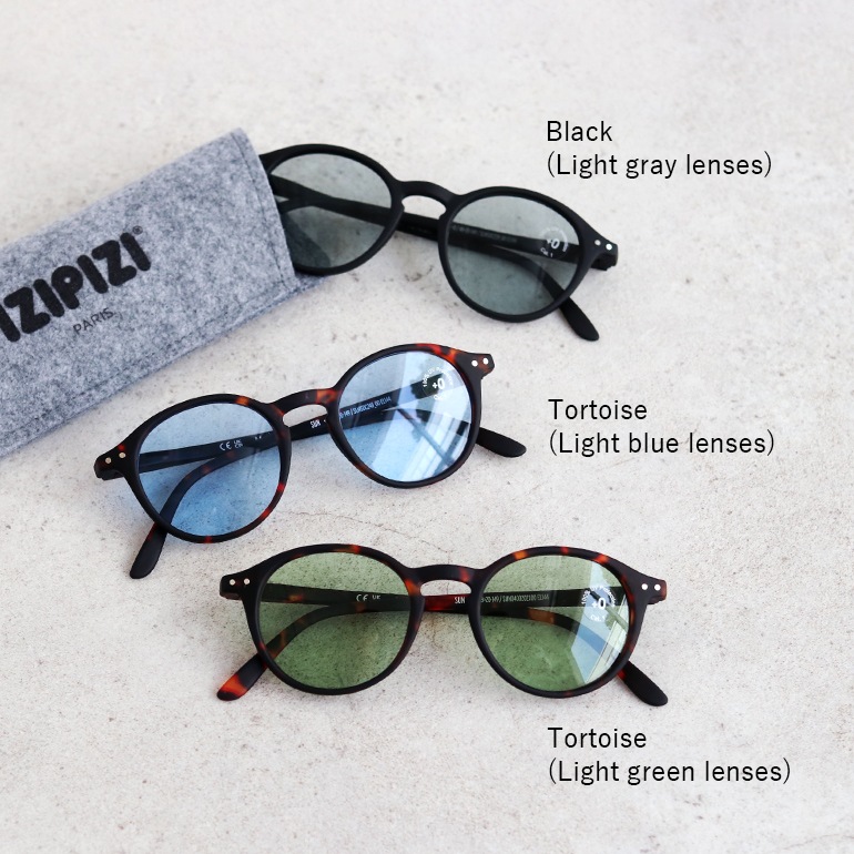 IZIPIZI イジピジ｜SUN LIGHTCOLOR #D　Tortoise (Light blue lenses)