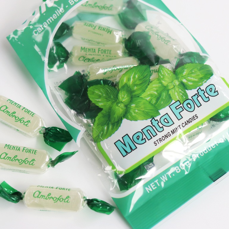 Ambrosoli アンブロッソリー｜ペパーミント キャンディ 袋入り(80g)