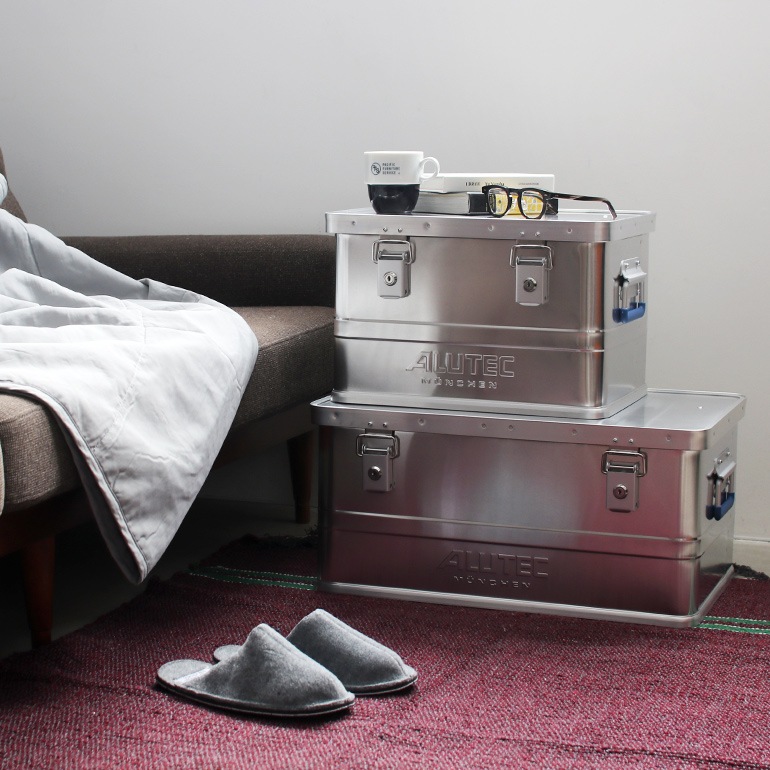 ALUTEC CLASSIC 48 ユニバーサルボックス 48リットル ALUTEC ALUMINUM CONTAINER / CLASSIC SERIES- S(48L） | Metal