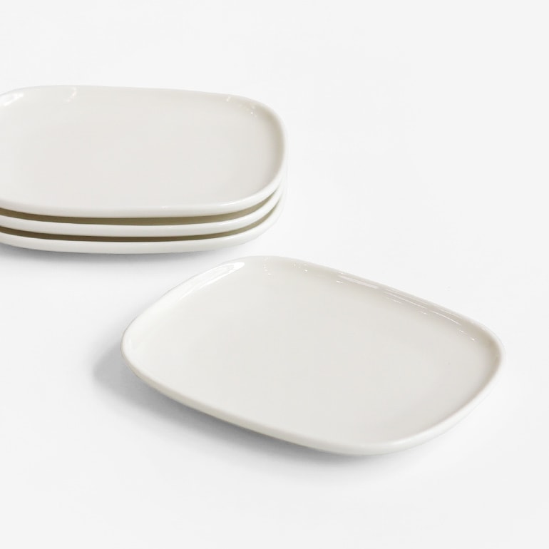 VINTAGE｜デルタ航空 プレート ホワイト (ALESSI社製)