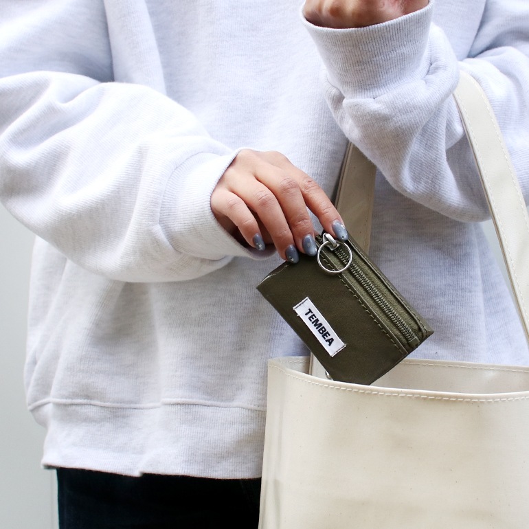 TEMBEA テンベア｜FLAT POUCH MINI　ARMY